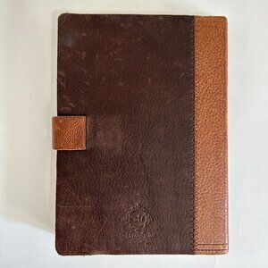 Manufactus Naples Leather Journal Cuoio Dark Brown Made in Italy